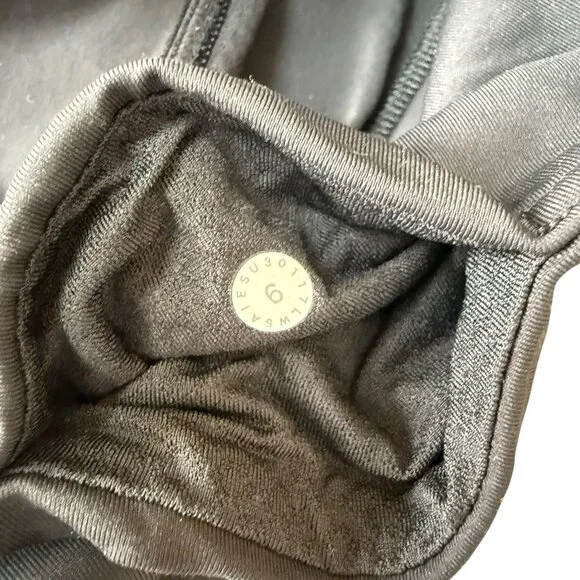 Lululemon Fresh Track Pants 2 Zip Ankle Jogger Luxtreme Athleisure Black Size 6 - Picture 8 of 8